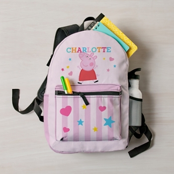 Peppa Pig Hearts and Stars Backpack