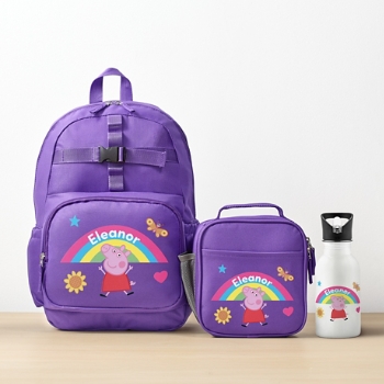 Peppa Pig Rainbow Fun Backpack Collection