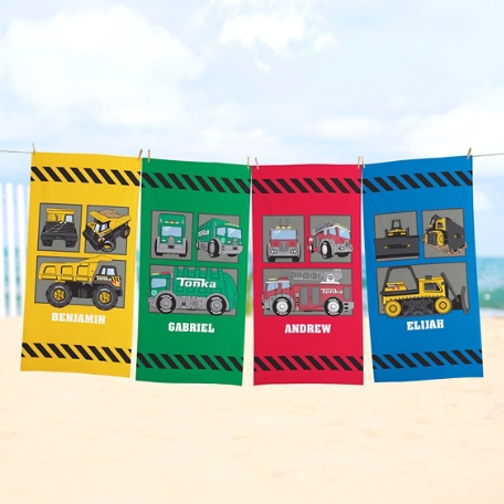 Tonka Truck Beach Towel