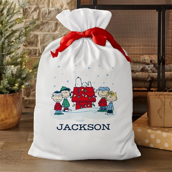 PEANUTS® Gang and Snoopy™ Snowy Day Oversized Gift Bag
