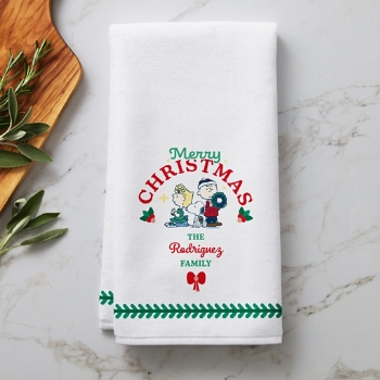 PEANUTS® Merry Christmas Kitchen Towel
