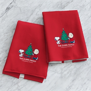 PEANUTS® Snoopy™ and Charlie Brown Christmas Kitchen Towel