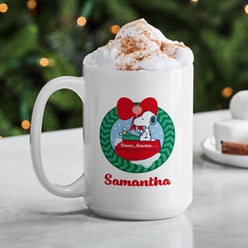 PEANUTS® Snoopy™ Dear Santa Mug