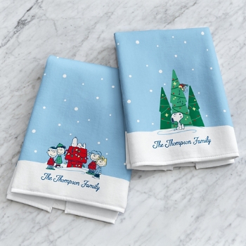 PEANUTS® Snowy Day Kitchen Towel