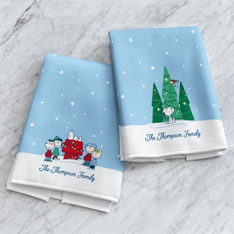 PEANUTS® Snowy Day Kitchen Towel