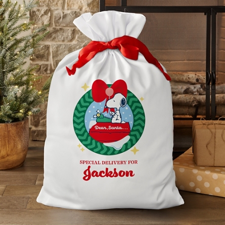PEANUTS® Snoopy™ Dear Santa Oversized Gift Bag