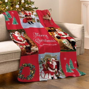 Merry Christmas Plush Blanket