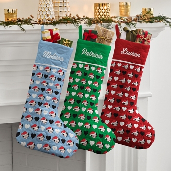 Betty Boop™ Hearts Pattern Quilted Stocking