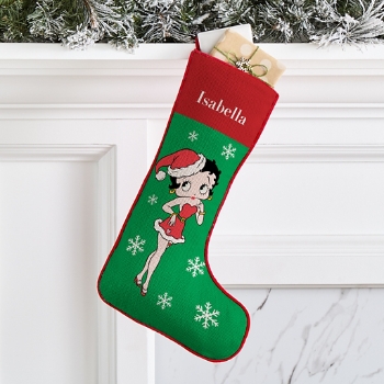 Betty Boop™ Snowflake Stocking
