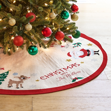 Rudolph® & Friends Holiday Fun Tree Skirt
