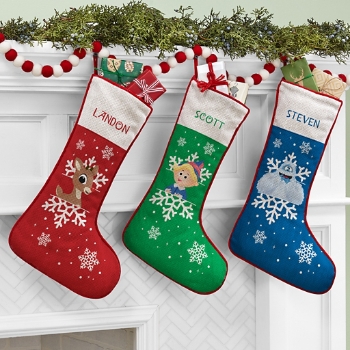 Rudolph® Snowflake Stocking