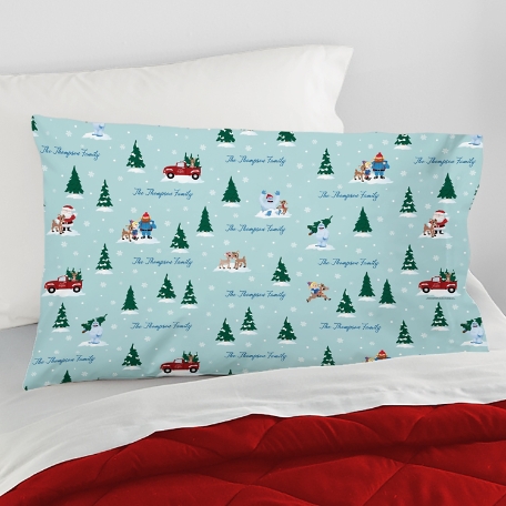 Rudolph® Wintertime Pillowcase