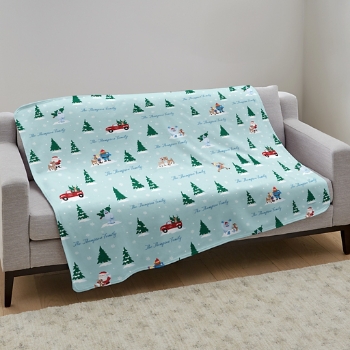 Rudolph® Wintertime Plush Blanket