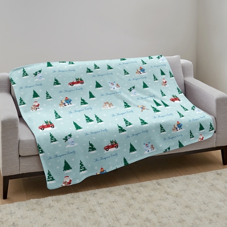 Rudolph® Wintertime Plush Blanket