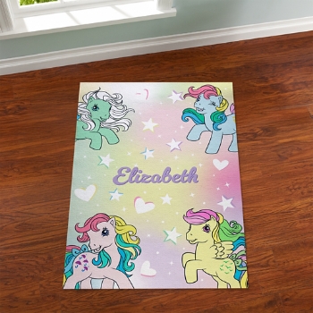 My Little Pony Retro Pastel Stars Playmat