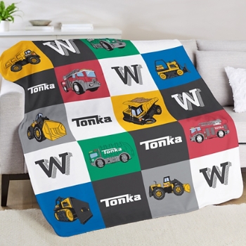 Tonka Color Block Plush Blanket