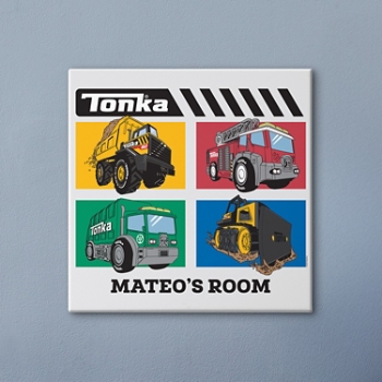 Tonka Colorful Squares Canvas