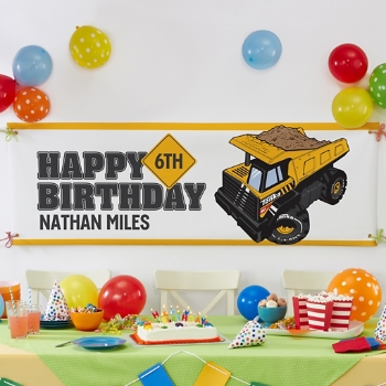 Tonka Happy Birthday Banner