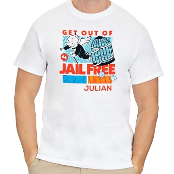 Monopoly Get Out of Jail Free Unisex T-shirt