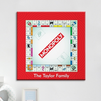 Monopoly Game Board Canvas