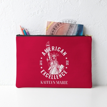 America250™ American Excellence Zipper Pouch
