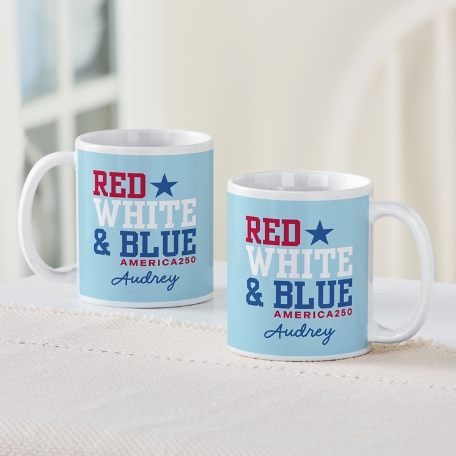 America250™ Red White & Blue Mug