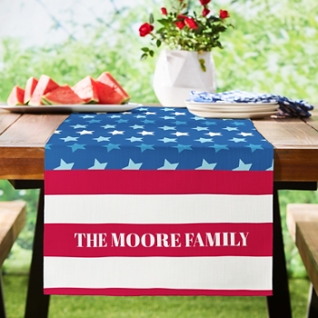 America250™ Stars and Stripes Table Runner