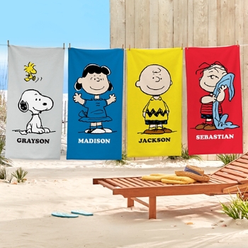 PEANUTS® Character Beach Towel