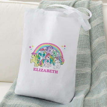 My Little Pony Retro Rainbow Ponies Tote Bag
