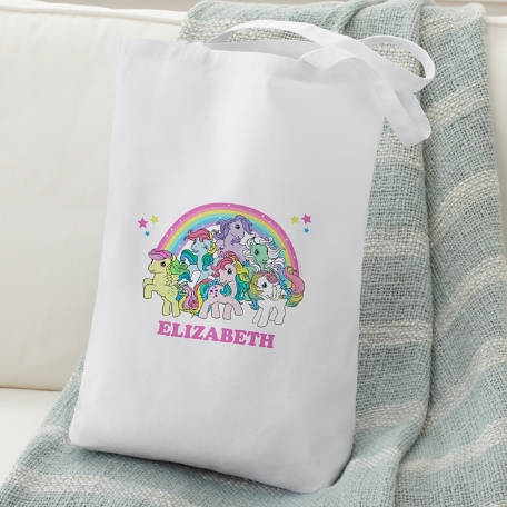 My Little Pony Retro Rainbow Ponies Tote Bag