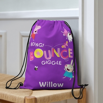 Peppa Pig Boing Bounce Giggle Drawstring Bag