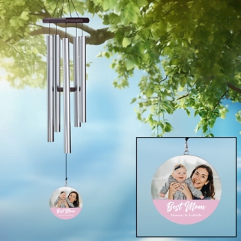 Best Mom Photo Wind Chime