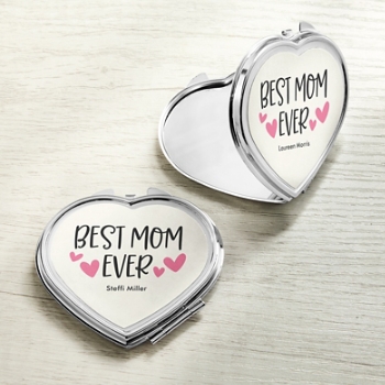 Best Mom Ever Heart Mirror