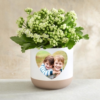 Photo Heart Planter