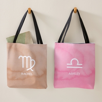 Zodiac Sign Tote Bag