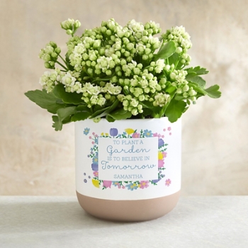 Believe In Tomorrow Garden Planter