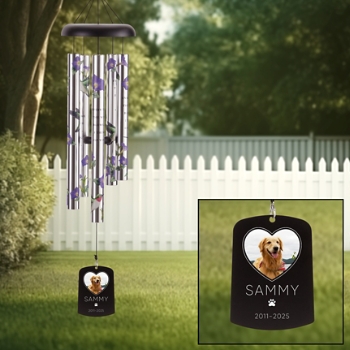 Whispering Paws Photo Sonnet 38 Inch Wind Chime