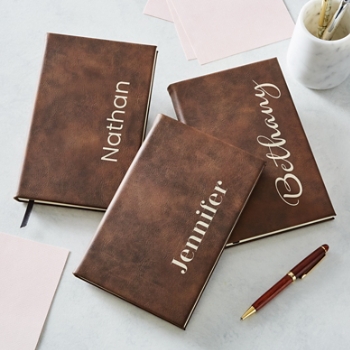 Your Name Leather Journal