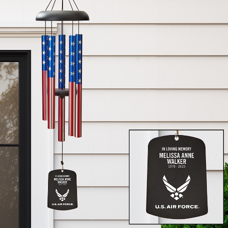 U.S. Air Force™ In Loving Memory Memorial Wind Chime