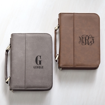 Initial and Monogram Bible Cover