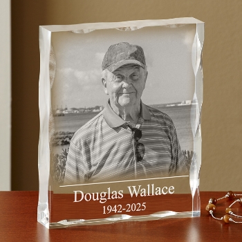 Remembrance Photo Keepsake Block