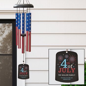Stars and Stripes Wind Chime