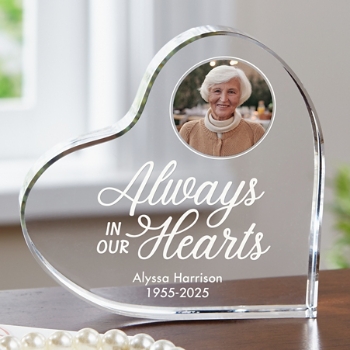 Cherished Memories Photo Acrylic Heart