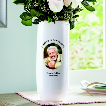 Forever In Our Hearts Photo Vase