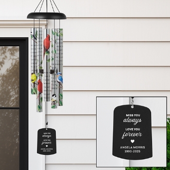 Love You Forever Memorial Sonnet 36 Inch Wind Chime