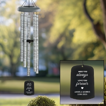 Love You Forever Memorial Sonnet 44 Inch Wind Chime