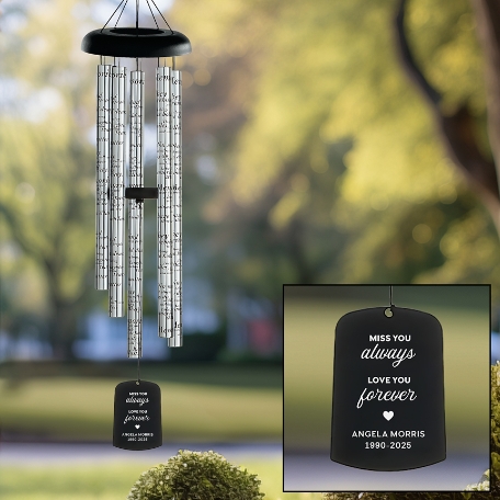 Love You Forever Memorial Sonnet 44 Inch Wind Chime