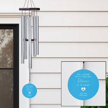 No Longer By My Side Pet Memorial Wind Chime