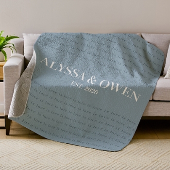 Romantic Quilted Blanket