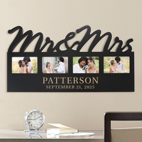Mr & Mrs Frame Plaque